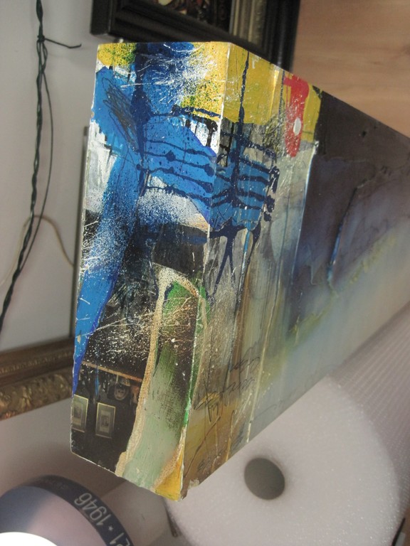 Theo Koster - GROOT gem.techniek BLUE WAVE Galeriewrde € 4500 !! kopen? Bied vanaf 1!