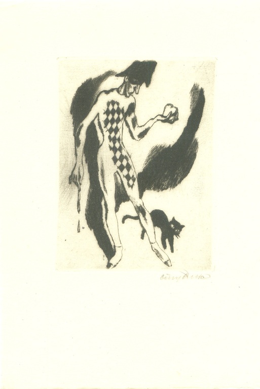 Onduidelijk signatuur: Ets, Figuur kopen? Bied vanaf 1!