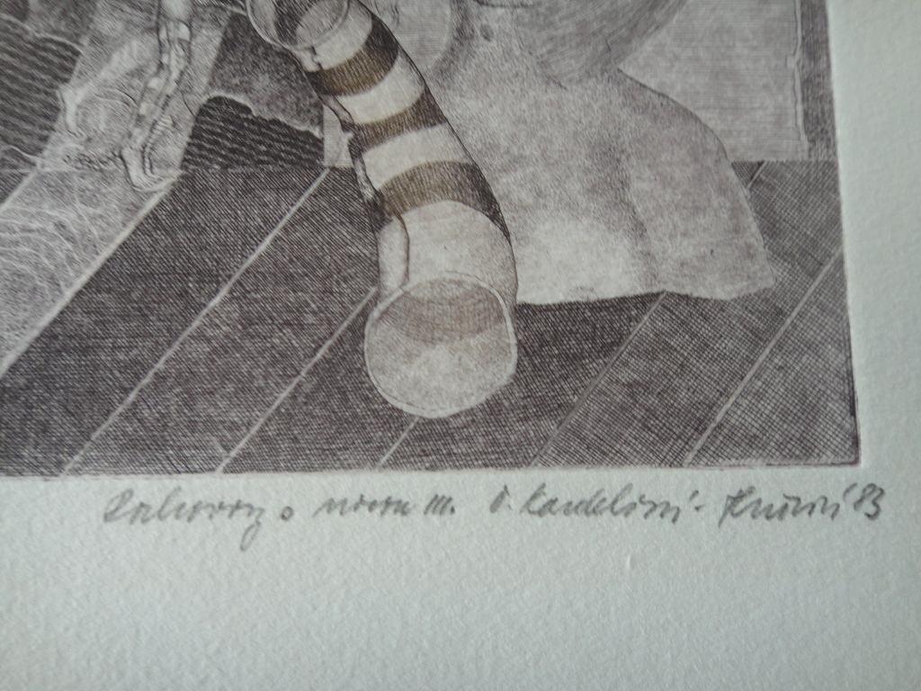 Eva Haskova, ets, Fantasievoorstelling I kopen? Bied vanaf 1!