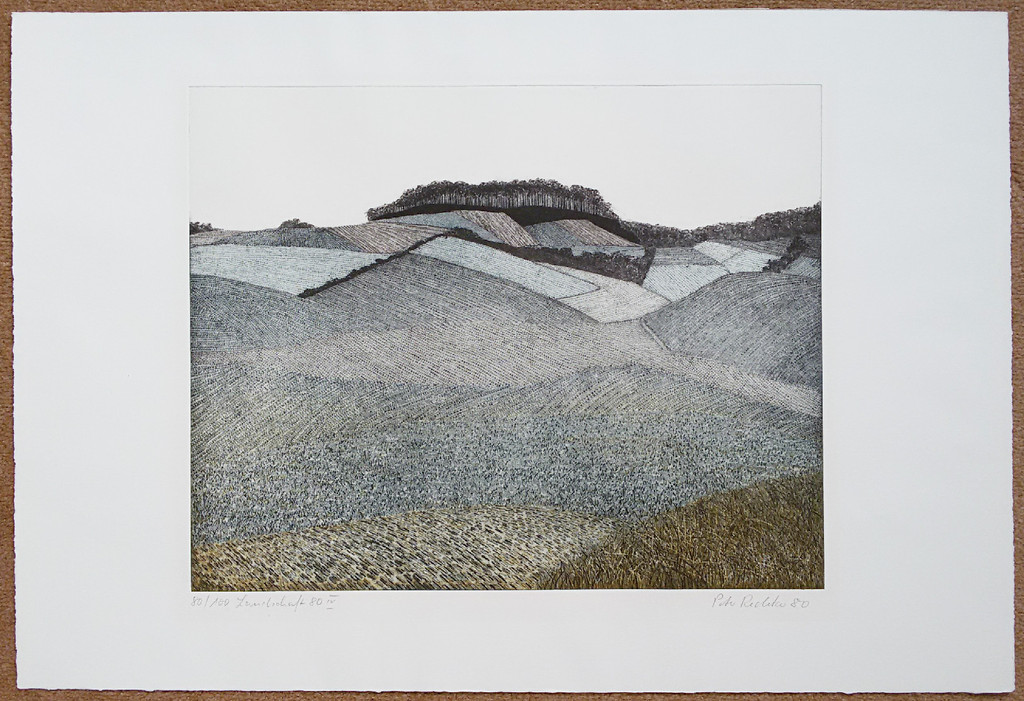 Peter Redeker - Landschaft, aquatint ets kopen? Bied vanaf 50!