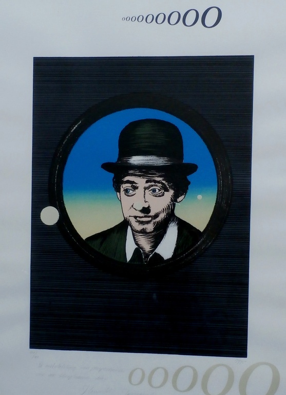 Hewald Jongenlis, ingelijste zeefdruk: De ontwikkeling van perspectieven, handg. verkocht voor € 55!