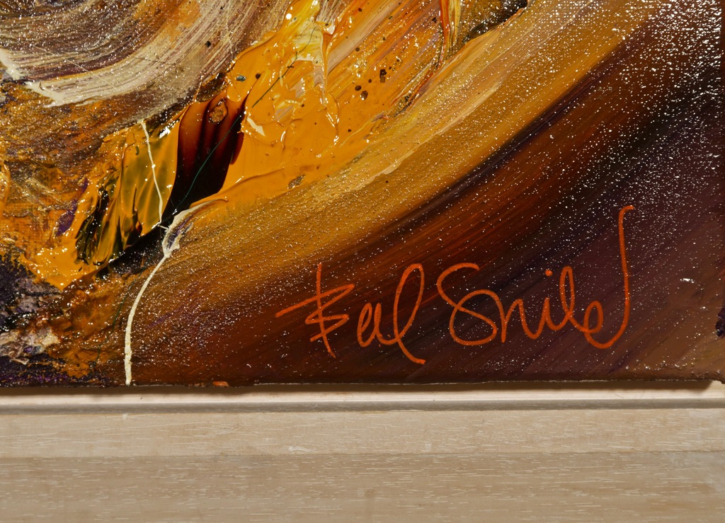 Bert Smidt: Acryl op doek, Zonder titel - Ingelijst kopen? Bied vanaf 80!