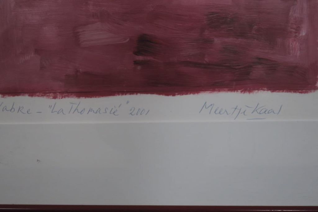 Meertje Kaal: Olieverf op papier, Vabre - La Thomasie - Ingelijst kopen? Bied vanaf 1!