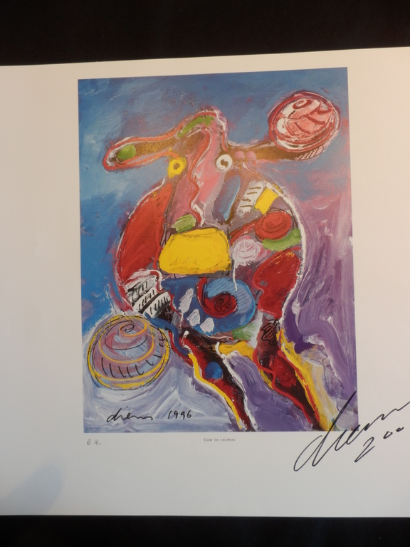 PETER DIEM  Handgesigneerde Zeefdruk  COVV IN COSMOS kopen? Bied vanaf 1!