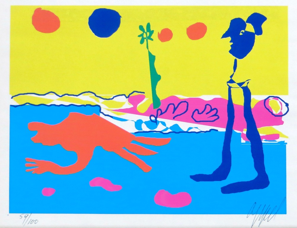 Prachtig werk van Appel - handgesigneerd - oplage 100 ex. verkocht voor € 120!