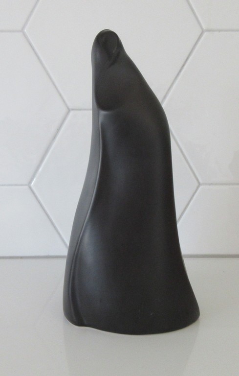 Art deco mat zwart abstract platelen Maria beeld kopen? Bied vanaf 20!