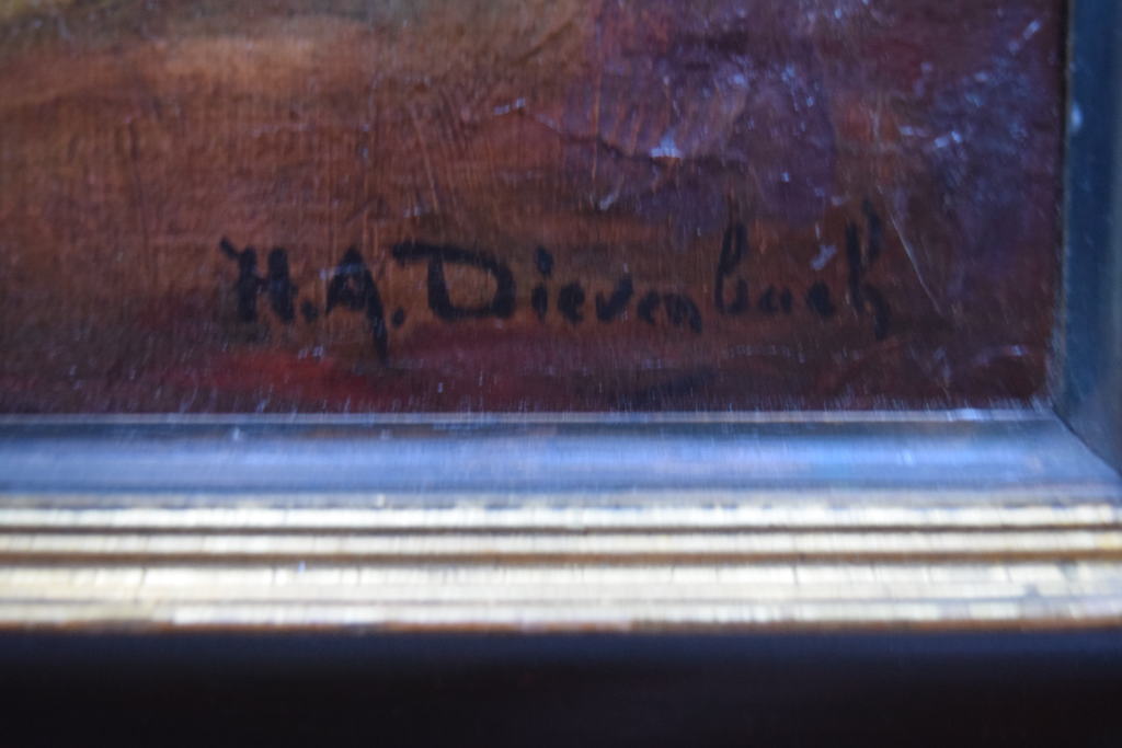 Hendricus Anthonius Dievenbach (1872-1946) - olie op doek kopen? Bied vanaf 1!