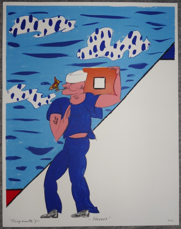 Alphons Freymuth: Zeefdruk, "Vervoer" kopen? Bied vanaf 55!