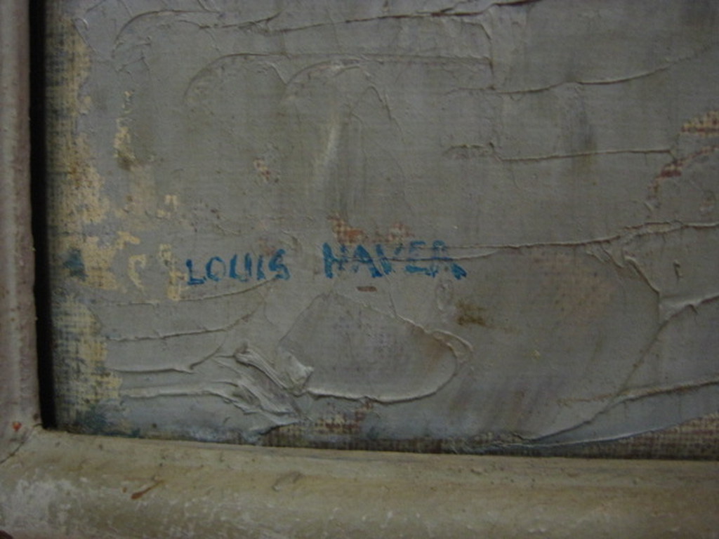 Louis Haver 1906-1969 groot olieverf "Loosdrechtse Plassen" omstreeks 1940 kopen? Bied vanaf 1!