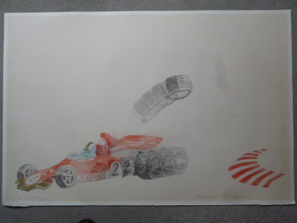 Leentje Linders - kleurenets - Then came Fittipaldi verkocht voor € 35!