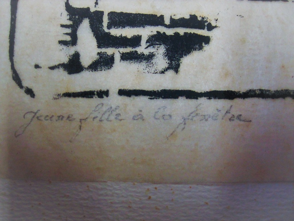 Fraaie Belgie 1931 houtsnede "Jeune Fille a fenetre" Francois de Smet gesigneerd kopen? Bied vanaf 1!