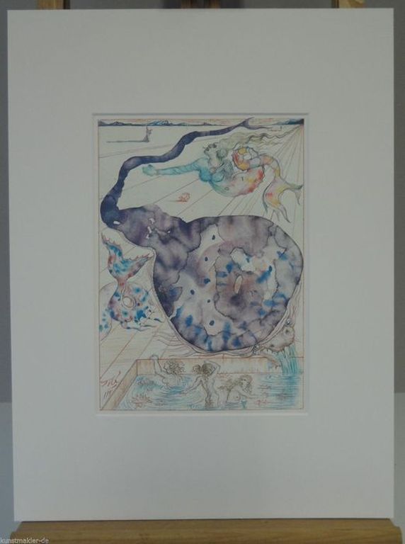 Salvador Dalí - La maison sans vent - Bath of the Nymphs - Lithografie - 1949 kopen? Bied vanaf 1!