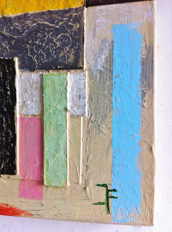 "Montage Sixties" John Foppen-Mix media + olieverf/3D canvas - Gesigneerd -Unica kopen? Bied vanaf 129!