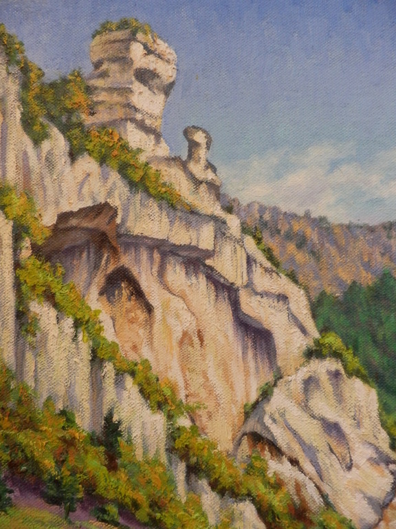 JAN PHILIPPUS AUGUSTUS DE VRIES Olieverf op doek  PROVENCE  Handgesigneerd kopen? Bied vanaf 45!