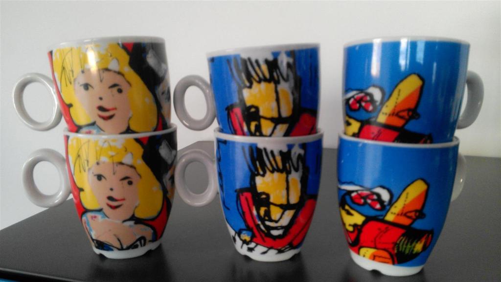 Herman Brood kopjes 2 x 3 verschillende kopen? Bied vanaf 9!