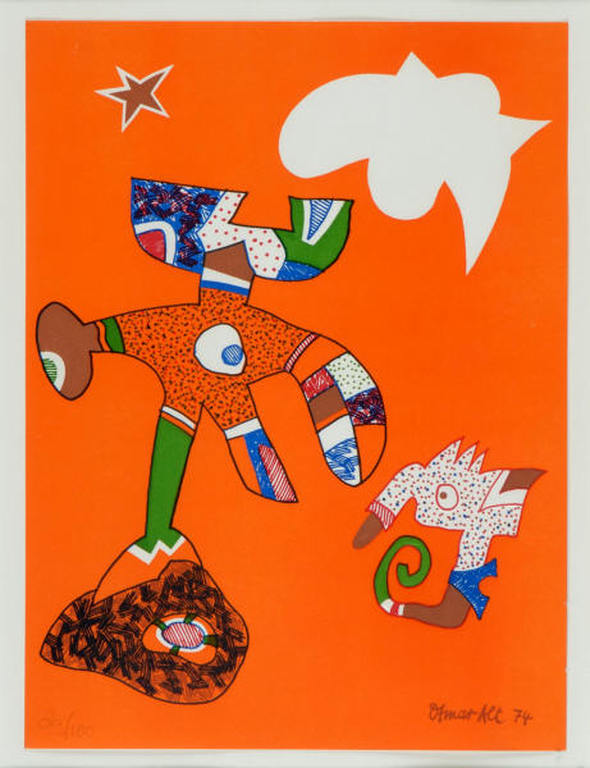 Otmar Alt, zeef - en reliëfdruk van de bekende Berlijnse kunstenaar uit 1974. kopen? Bied vanaf 1!