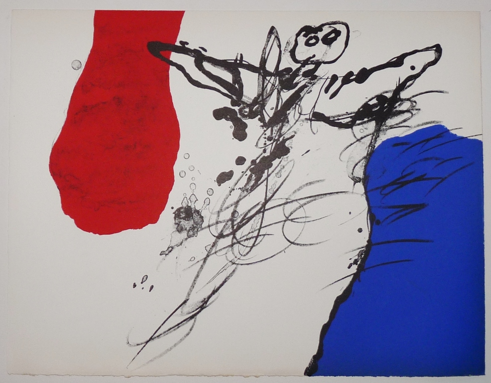 Jef Diederen, Litho, De Val, 1965 verkocht voor € 49!