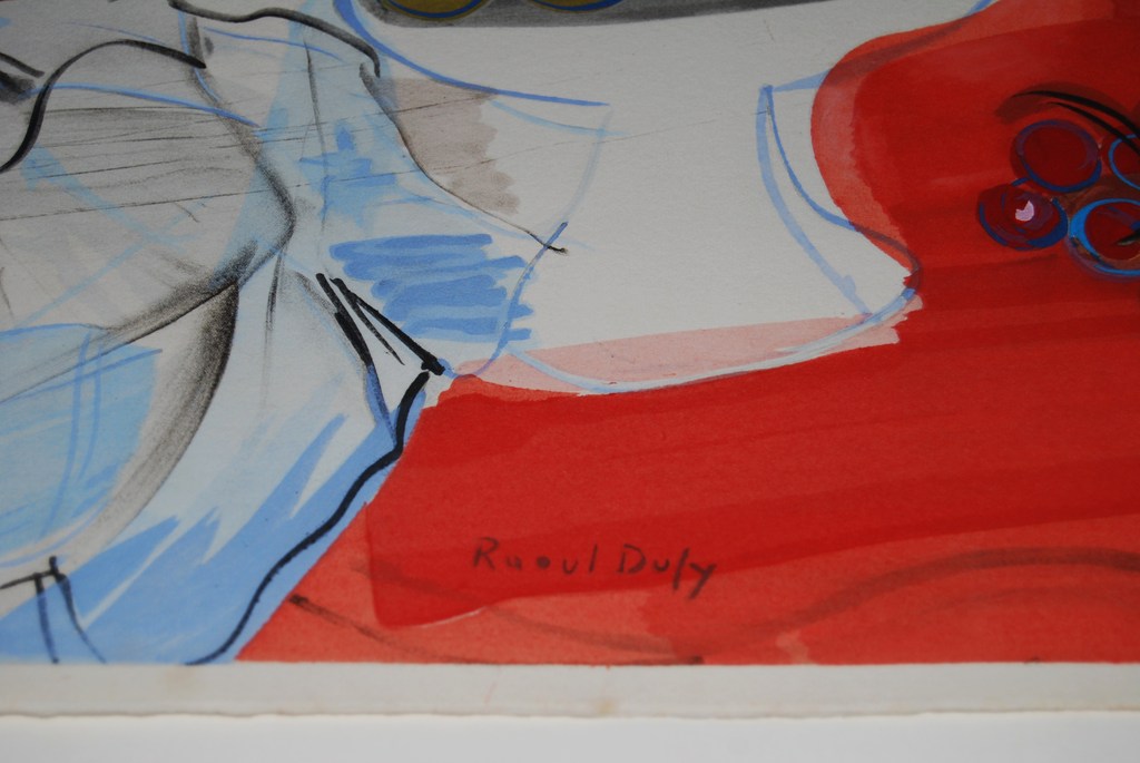 Raoul Dufy, litho, pochoir ingekleurd, 1952, 1/305 kopen? Bied vanaf 60!