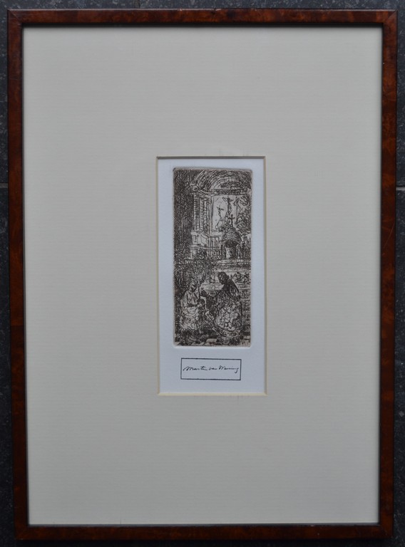 Martin van Waning (1887 - 1972) - ets - religieuze voorstelling kopen? Bied vanaf 1!