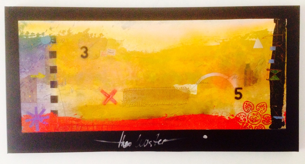 Theo koster , gemengde techniek, sky walker verkocht voor € 112!