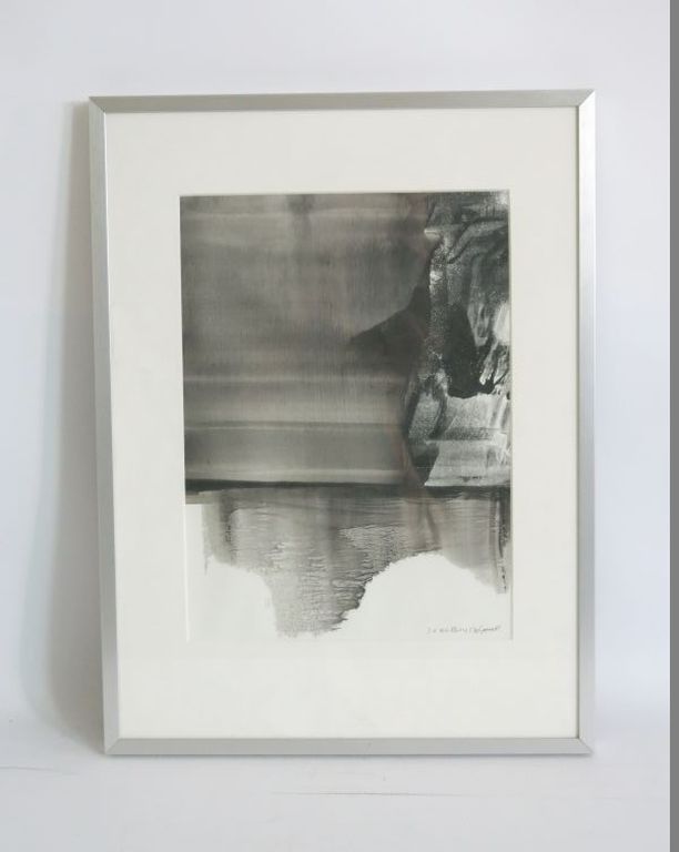 Jo de Recht-de Graaff, waterverf op papier: Zonder titel - ingelijst kopen? Bied vanaf 1!