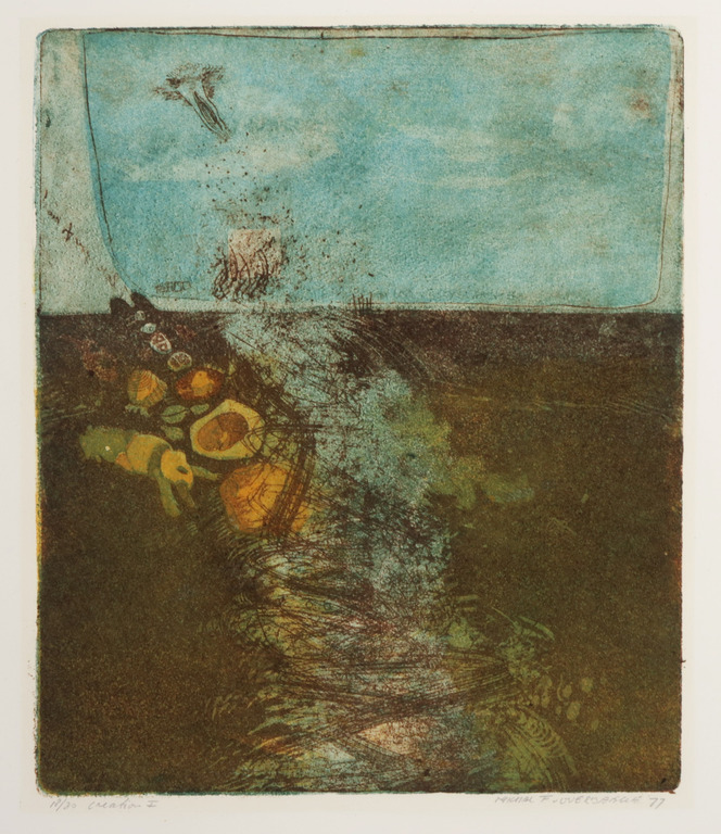 Michel van Overbeeke: Ets, Creation I verkocht voor € 40!