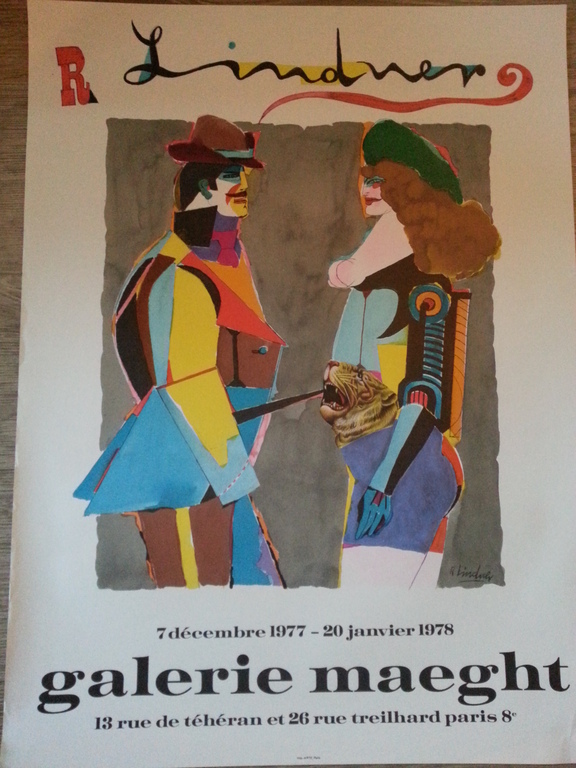 Lindner, Affiche Galerie Maeght (1977) kopen? Bied vanaf 1!