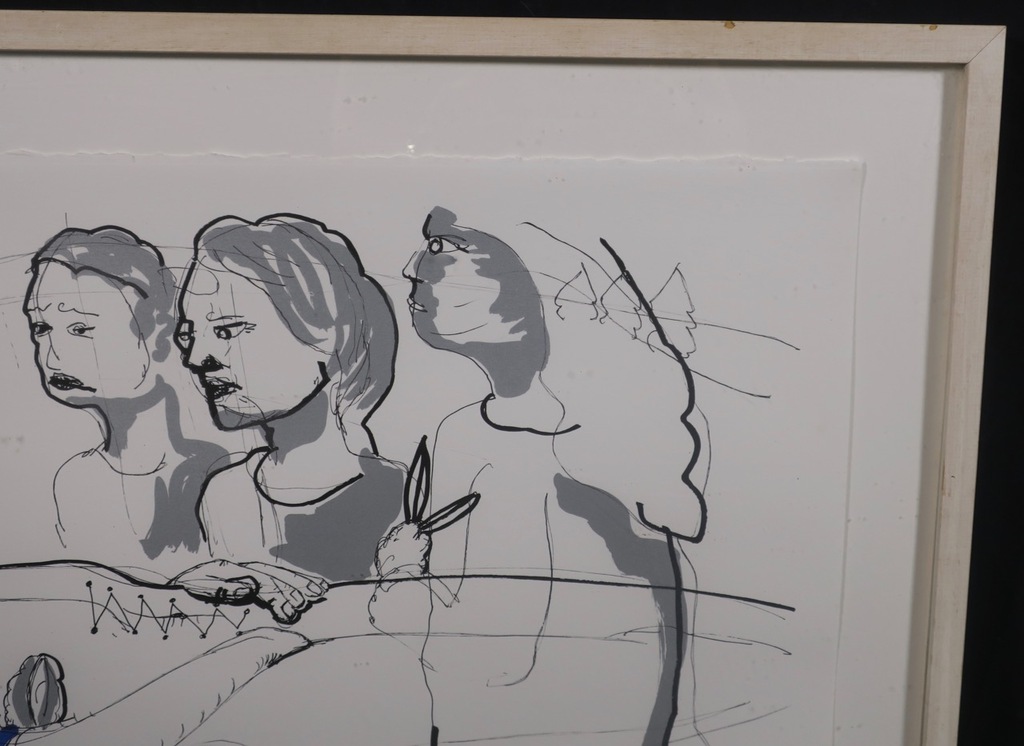 Rinke Nijburg: Litho, Ontmoeting - Ingelijst kopen? Bied vanaf 1!