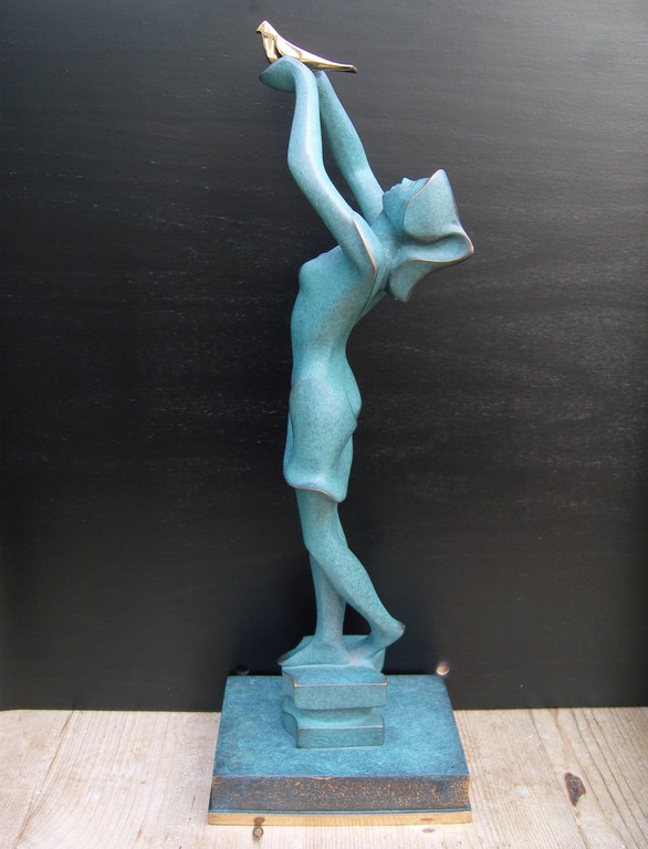 Onbekende kunstenaar: Zeer fraai beeld "vrijheid". kopen? Bied vanaf 225!