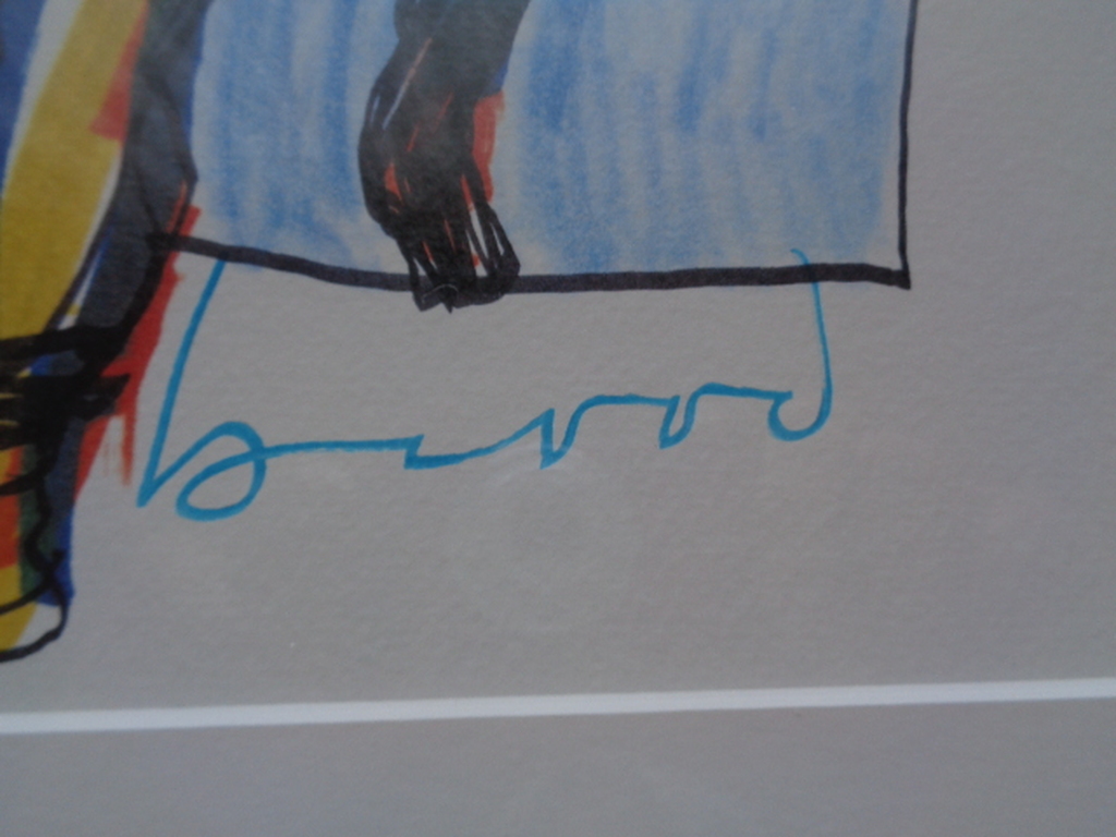 HERMAN BROOD, Gelimiteerde en HANDGESIGNEERDE Zeefdruk NOU IS 'T UIT kopen? Bied vanaf 149!