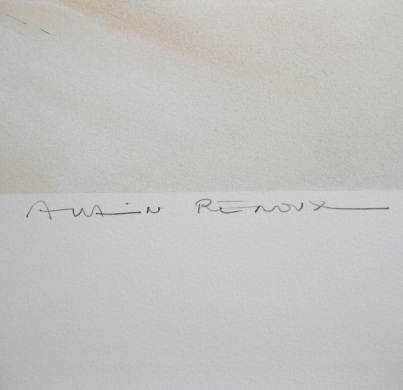 Alain Renoux - " Hiver " - Kleuren litho - Handgesigneerd kopen? Bied vanaf 48!