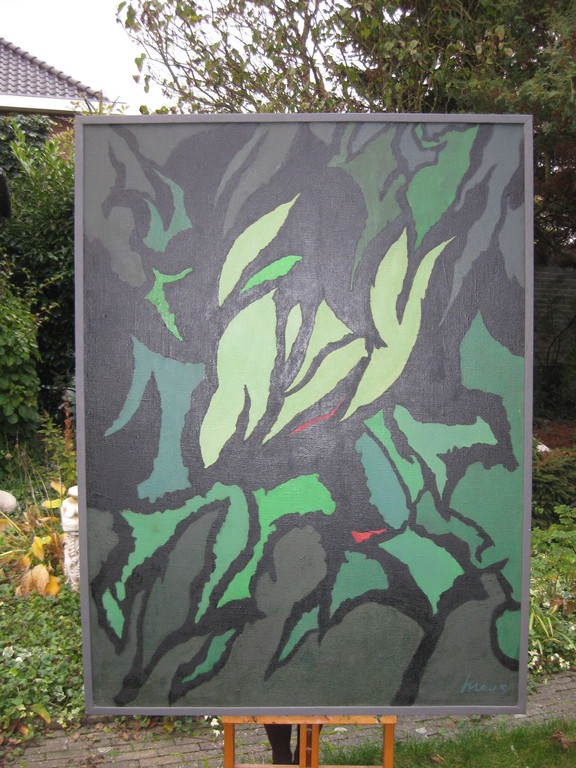 Piet Kraus: Olieverf, Vogel kopen? Bied vanaf 150!