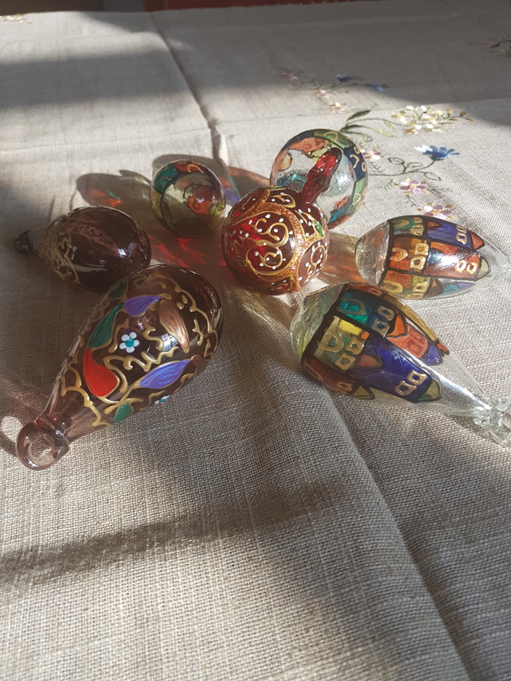 Israeel- mondgeblazen en handgeschilderd  set van 7 pz kopen? Bied vanaf 35!