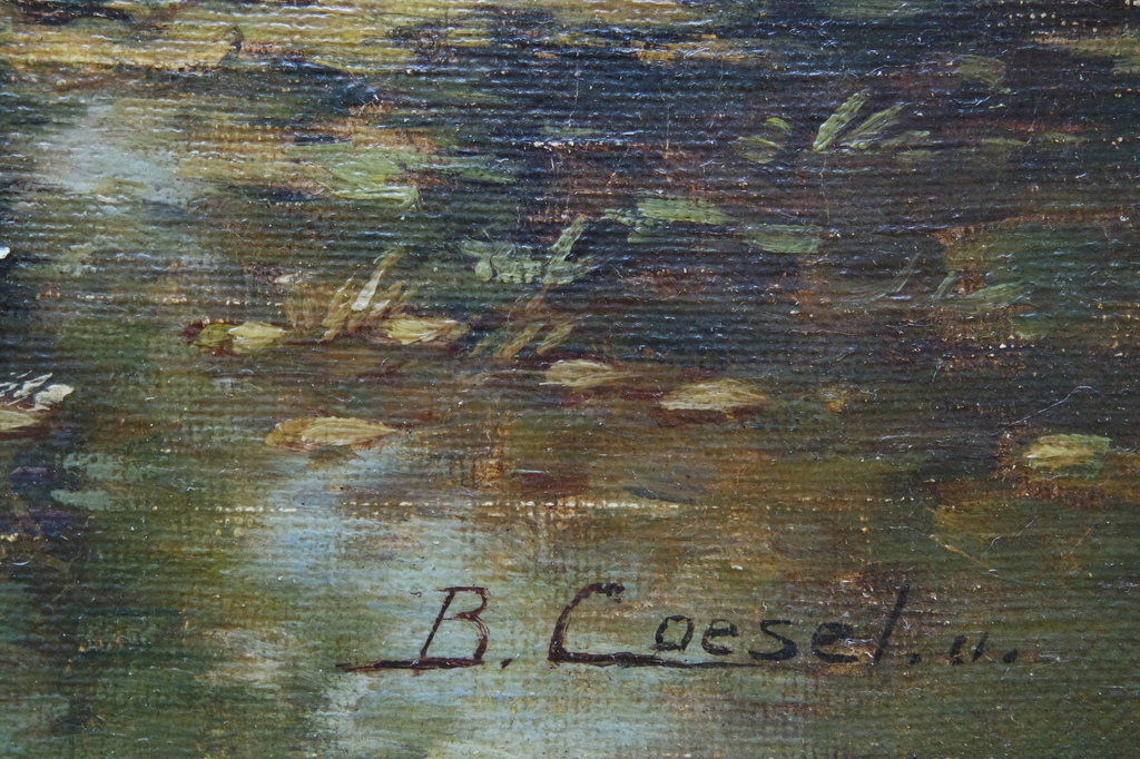 Bernardus Franciscus Coesel (1886-1952) -olieverf op doek - landschap met koeien kopen? Bied vanaf 175!
