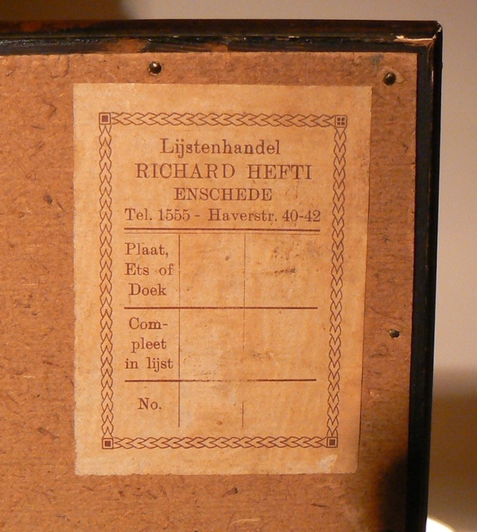 Martin van Waning (1887-1972) -- Ets -- Dorp Scheveningen kopen? Bied vanaf 30!
