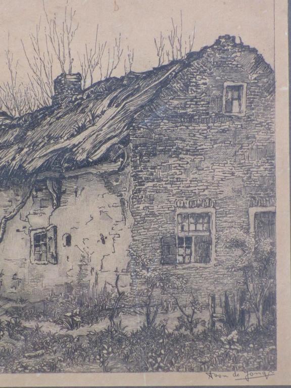 Toon de Jong, Eemnes-Buiten, Ets 1906 kopen? Bied vanaf 25!