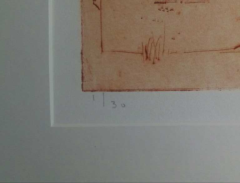 Jan Montyn: kleurets/aquatint, Source du Mekong, Tibet - ingelijst kopen? Bied vanaf 160!