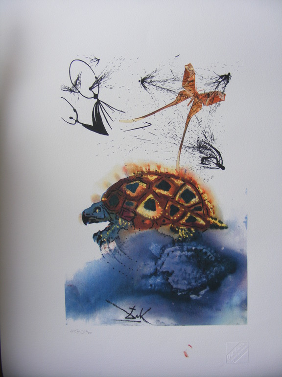 Salvador Dali, kleurenlithografie, nieuwstaat! kopen? Bied vanaf 50!