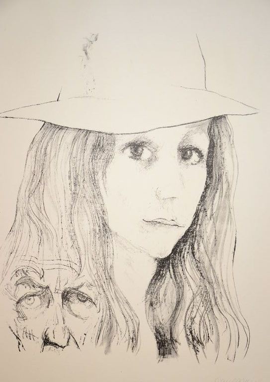 Paul Citroen: Litho, Meisje met hoed verkocht voor € 70!