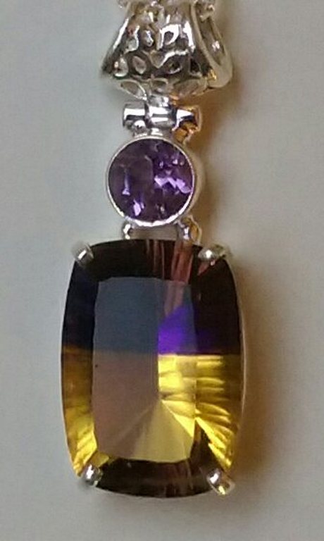 Zilveren Hanger met ametrien kopen? Bied vanaf 32!