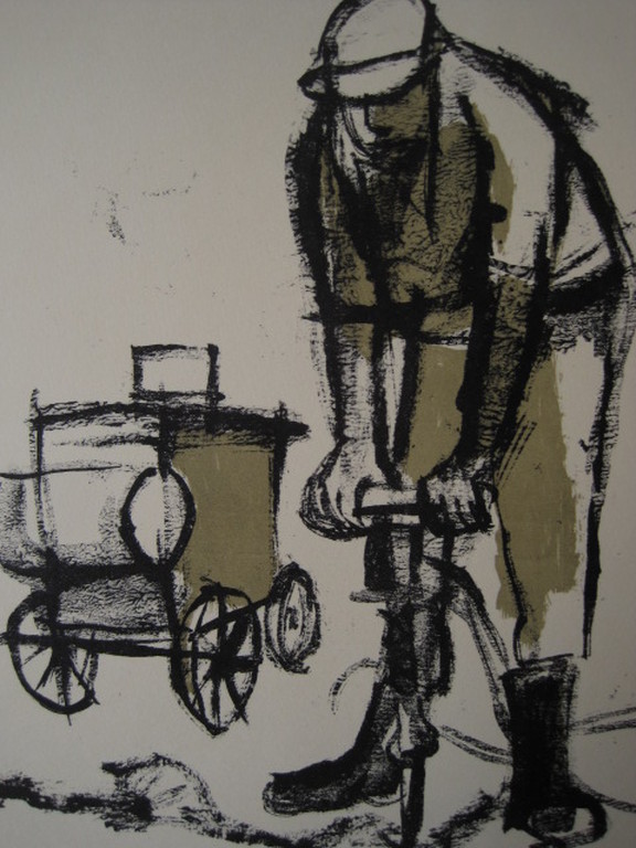 1959 verzamelmap "3 Litho's" van graficus/kunstschilder Mart Kempers 1924-1993 kopen? Bied vanaf 1!