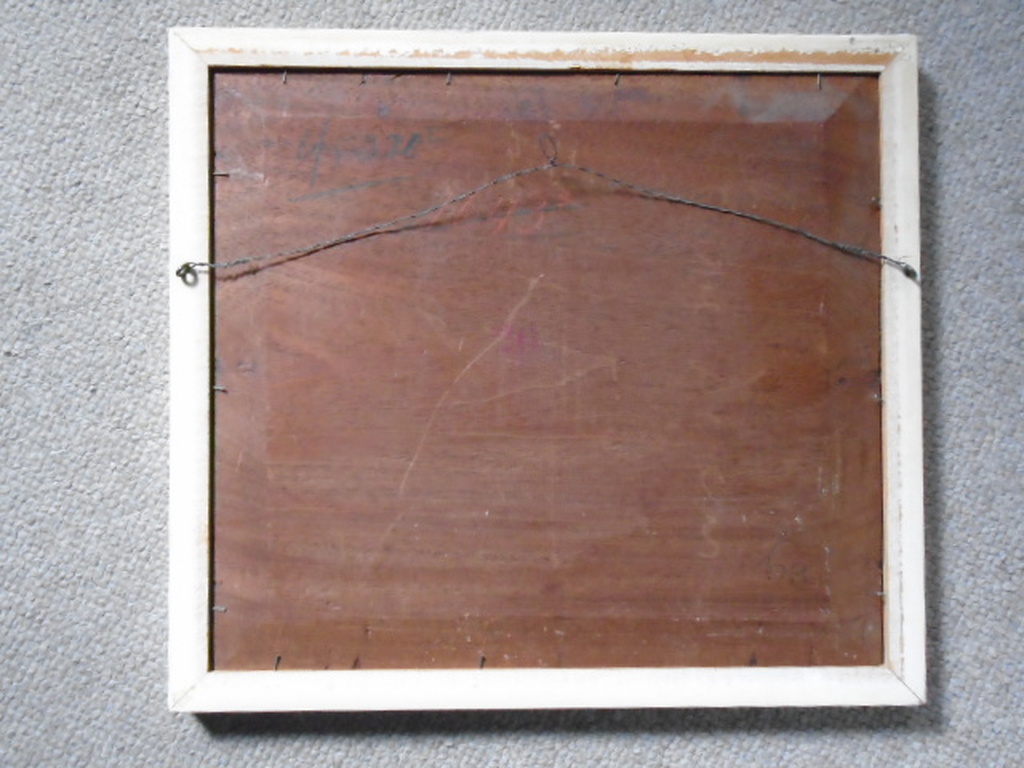 Geo Poggenbeek - olieverf - Boomgaard bij boerderij kopen? Bied vanaf 150!