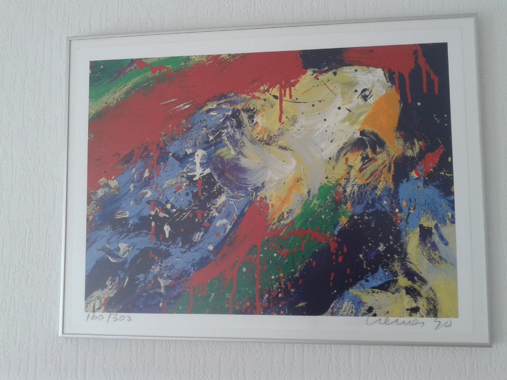 Jan Cremer: ARA , 1990, kleurenlitho (ingelijst) kopen? Bied vanaf 250!