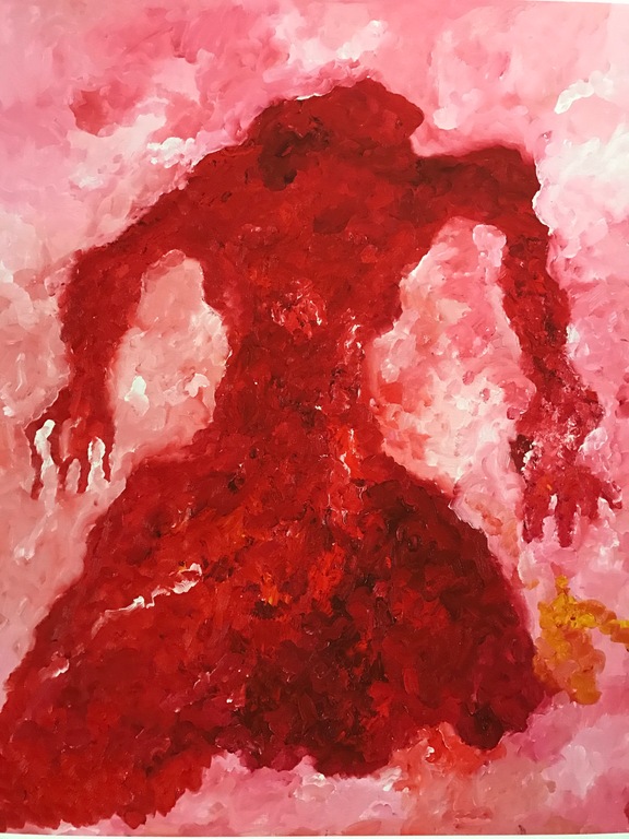 Armando - Rood gewaad - Giclee - gesigneerd - 10/30 - 2016 verkocht voor € 123!