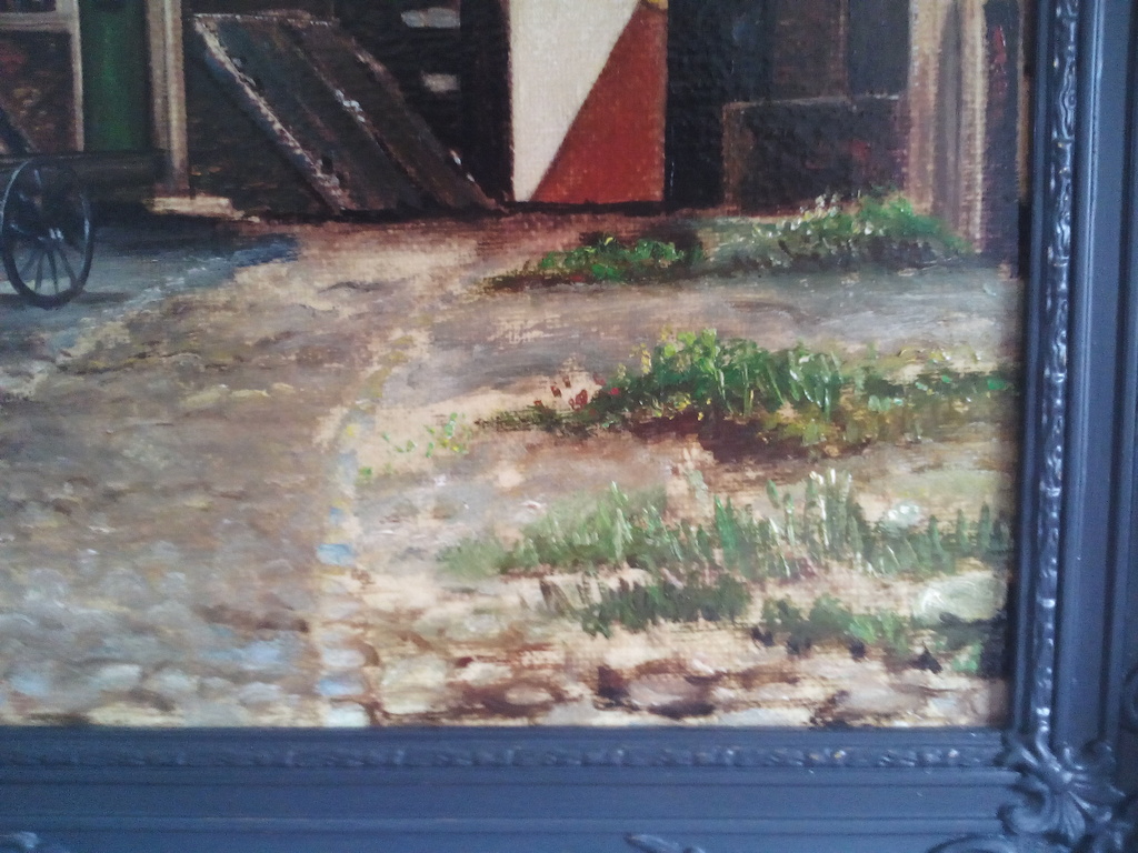 Onbekende kunstenaar. Olieverf op doek. Kuiperspoort in het stadje Middelburg. kopen? Bied vanaf 55!