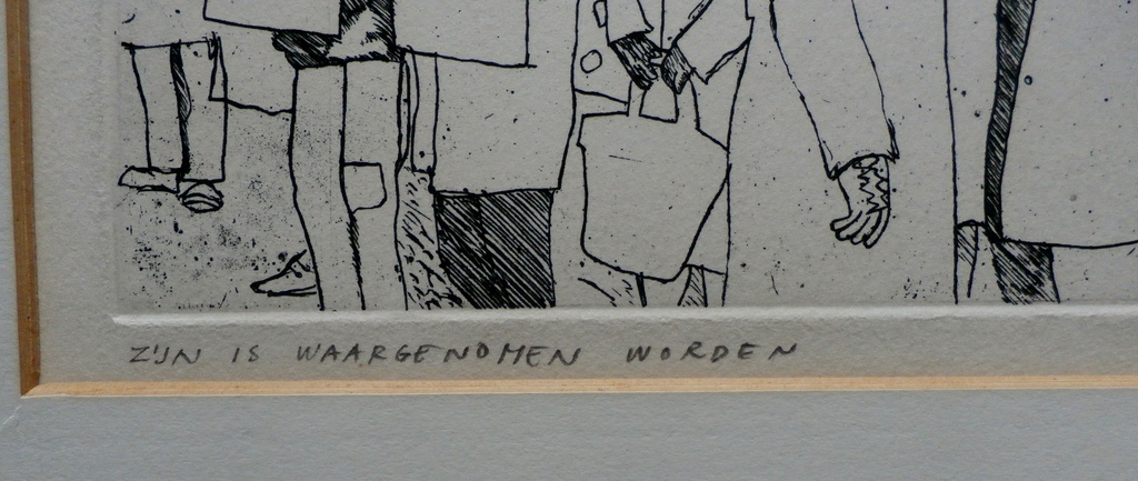 Sipke Huismans - ets: zijn is waargenomen worden - 1968 kopen? Bied vanaf 49!