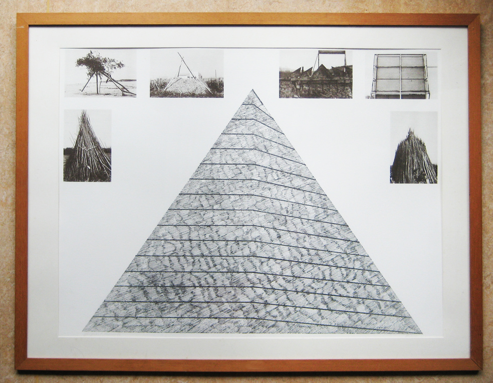 Chr. Paul Damsté, ets en zeefdruk, 1977, 7/100, in houten lijst verkocht voor € 45!