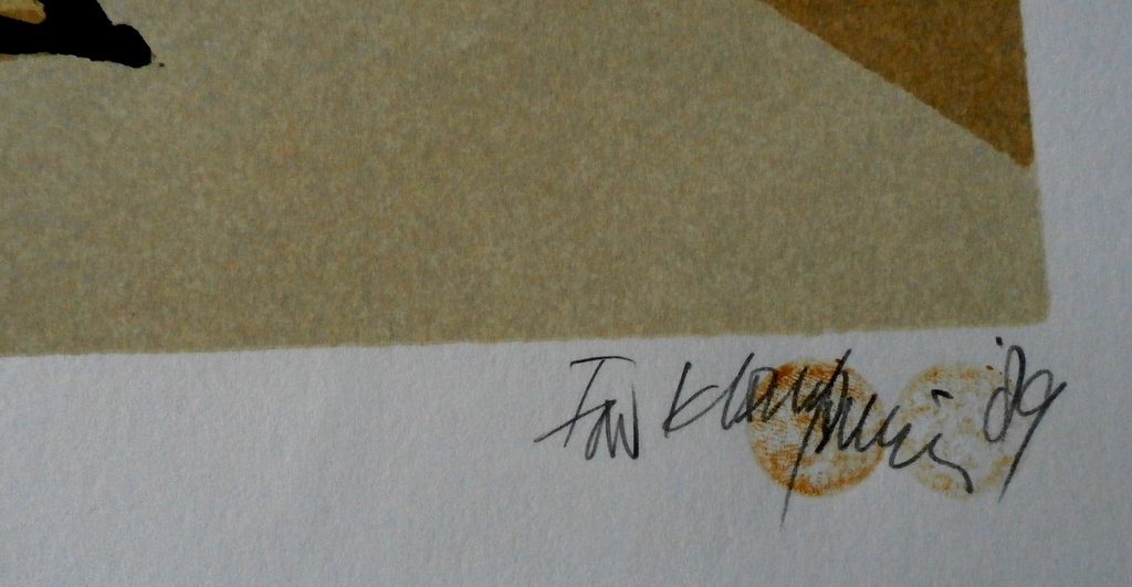 Fon Klement - boardsnede: Les fleurs - 1989 kopen? Bied vanaf 150!