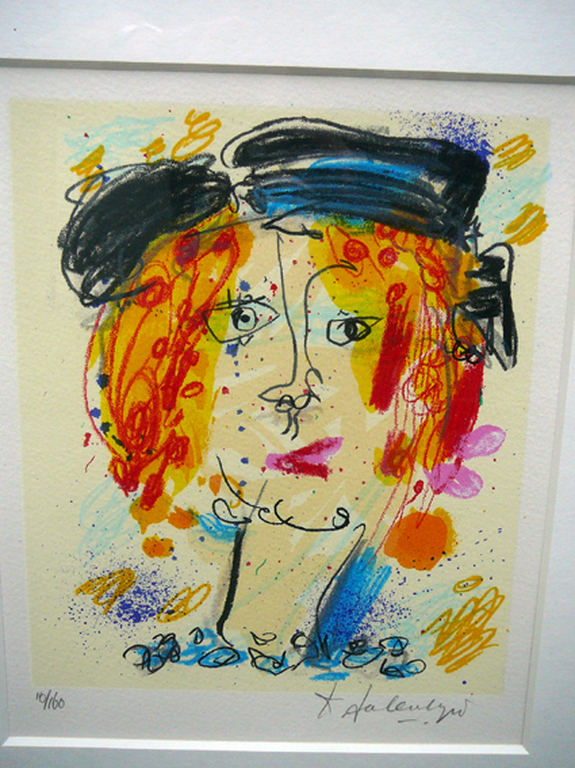 Kees Salentijn - Kees Salentijn: Deftige dame -zeefdruk, gesigneerd- kopen? Bied vanaf 1!