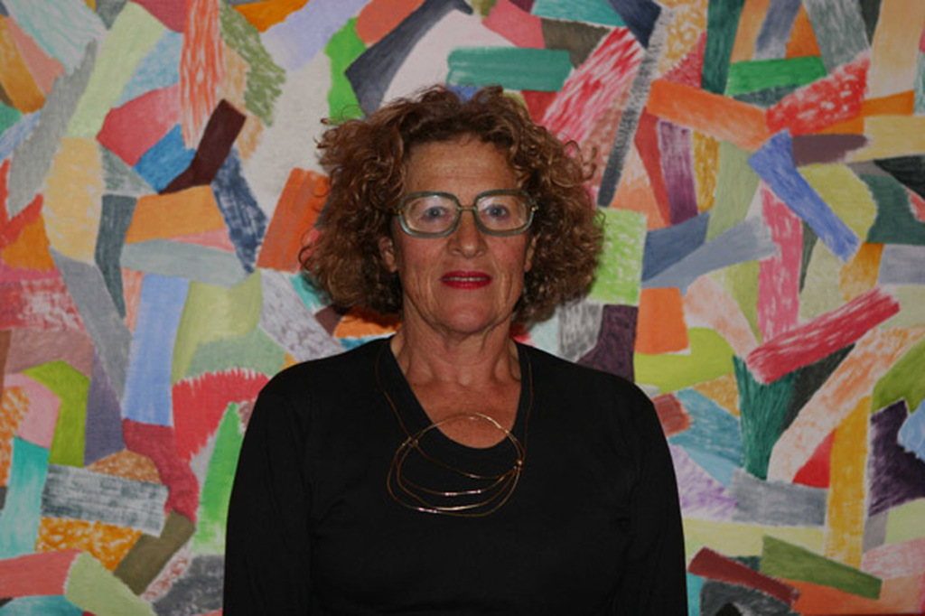 Hendri van der Putten zeefdruk: geometrische compositie - 1989 kopen? Bied vanaf 45!